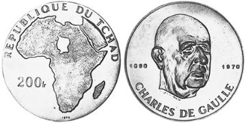 200 Francs 1970