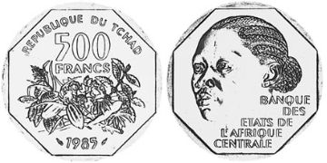 500 Francs 1985