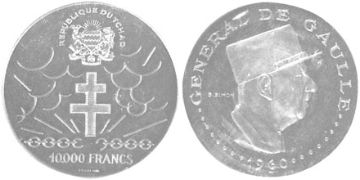 10000 Francs 1970