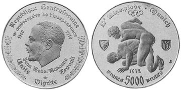 5000 Franků 1970