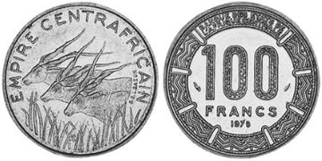 100 Franků 1978