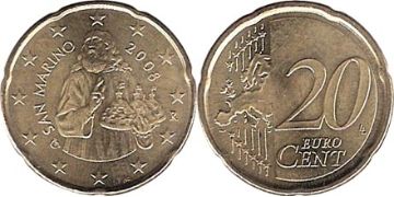 20 Euro Cent 2008-2013