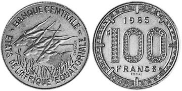 100 Franků 1965