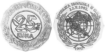25 Kuna 1997