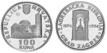 100 Kuna 1994