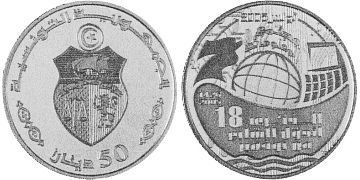 100 Dinars 2005