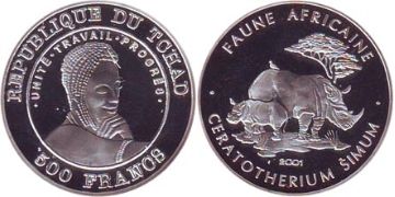 500 Francs 2001