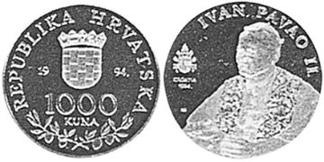 1000 Kuna 1994