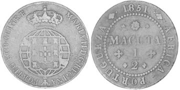 1/2 Macuta 1848-1853