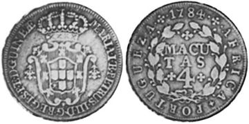 4 Macutas 1783-1784