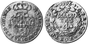 4 Macutas 1789-1796