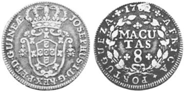 8 Macutas 1762-1770