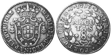 8 Macutas 1789-1796