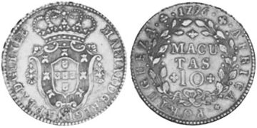 10 Macutas 1796