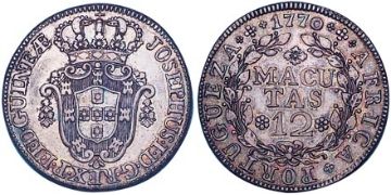12 Macutas 1762-1770