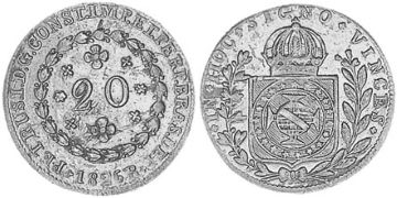 20 Reis 1822-1831