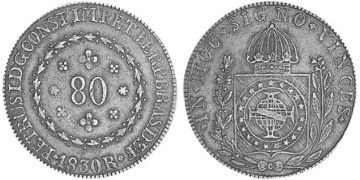 80 Reis 1823-1831