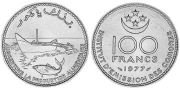 100 Franků 1977