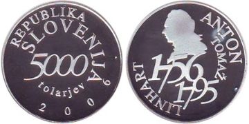 5000 Tolarjev 2006