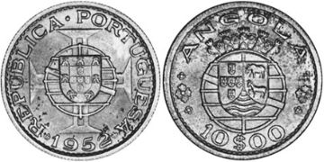10 Escudos 1952-1955