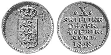 10 Skilling 1848