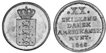 20 Skilling 1848