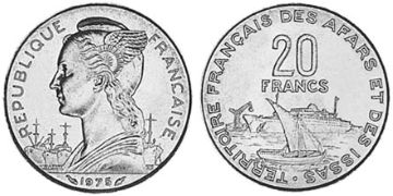 20 Franků 1968-1975