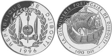 100 Franků 1996