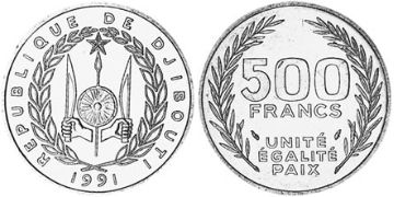 500 Franků 1989-2010