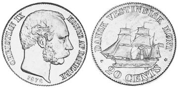 20 Centů 1878-1879