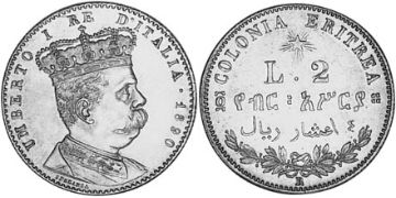 2 Lire 1890-1896