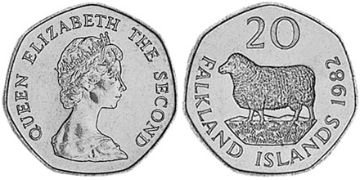 20 Pence 1982-1999