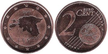 2 Euro Cent 2011-2012