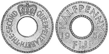 1/2 Pence 1954