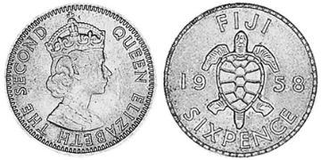 Sixpence 1953-1967