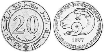 20 Centimes 1987
