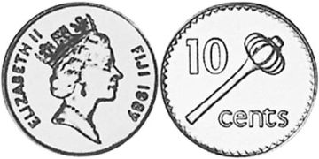 10 Centů 1986-1987