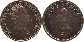 5 Pence 2005-2011