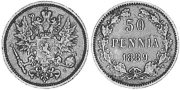 50 Pennia 1872-1917