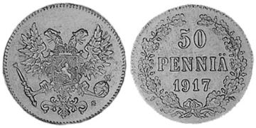 50 Pennia 1917