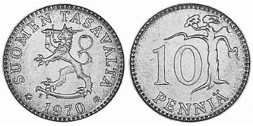 10 Pennia 1963-1982