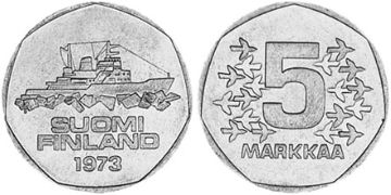 5 Markkaa 1972-1978