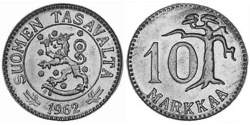 10 Markkaa 1952-1962