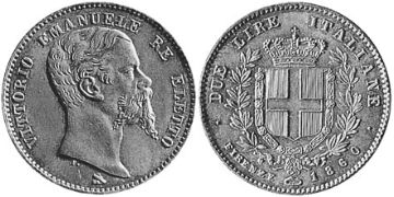 2 Lire 1860-1861
