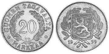 20 Markkaa 1931-1939
