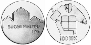 100 Markkaa 1991
