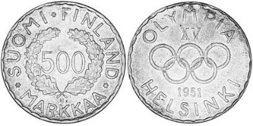 500 Markkaa 1951-1952