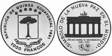 1000 Francos 1991