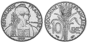 10 Centů 1939-1940