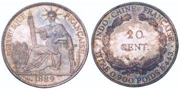 20 Centů 1885-1895